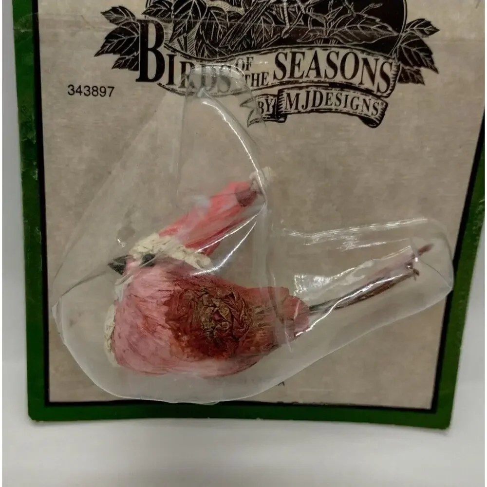 Birds of the Season by MJ Designs Paper Mache